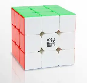 Qiyi mofangge 4x4 куб qihang черный/Stickerless/белый Cubo magico Развивающие игрушки для детей прямая кубик рубика - Цвет: Stickelress