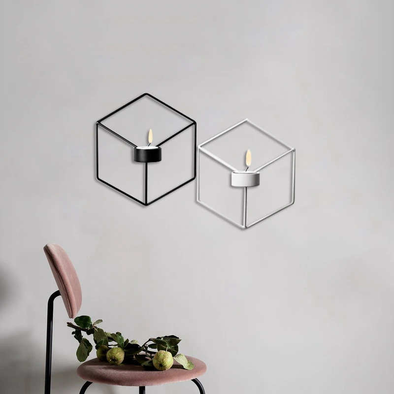 Wall Candle Holder Creative Wedding Centerpieces Decoration Geometric