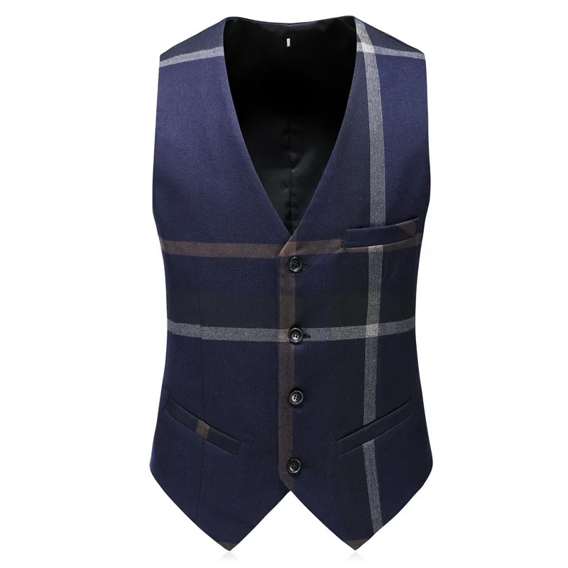 Navy Blue/Gray Mens Suits With Pants Coat Latest Designs 2019 Slim Fit Male Married Dress Men Party Clothes Business Office Suit