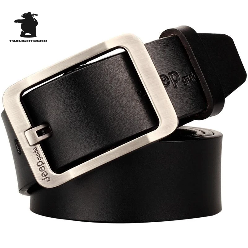 High Quality men's New Leather Belt Brand Fashion Leather 100 Business
