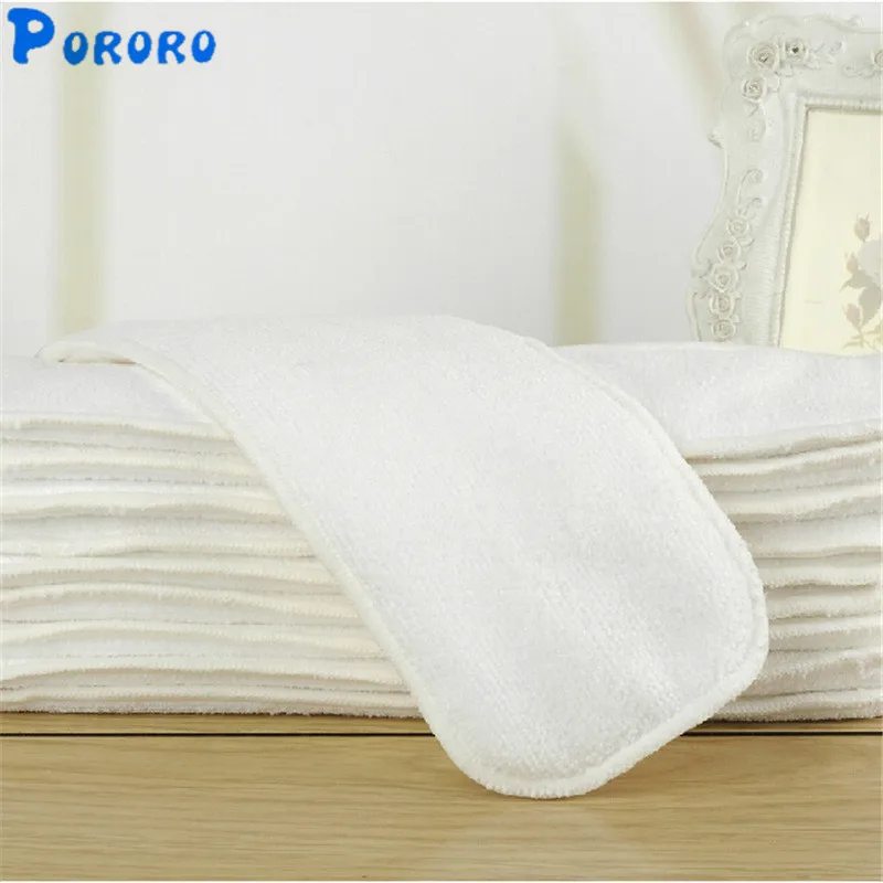 

Reusable Baby Cloth Diaper Nappy Liners Insert 3 Layers Breathable Washable Changing Pad Baby Cloth Diaper Inserts 13.5x35cm