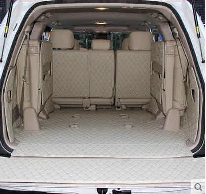 Good! Special trunk mats for Toyota Land Cruiser 100 7seats 2007-1998 waterproof boot carpets liner for LC100 2002 good land