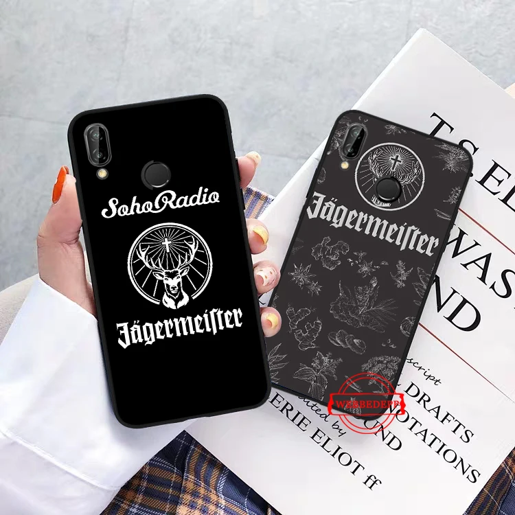 Силиконовый чехол Jagermeister с логотипом для Huawei P8 Lite 2015 2017 P9 2016 Mimi P10 P20 Pro P Smart 2019