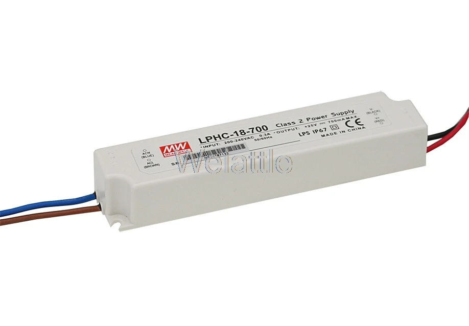 MEAN WELL оригинальный LPHC-18-350 48 В 350mA meanwell LPHC-18 16,8 Вт один светодио дный выход LED Импульсный источник питания