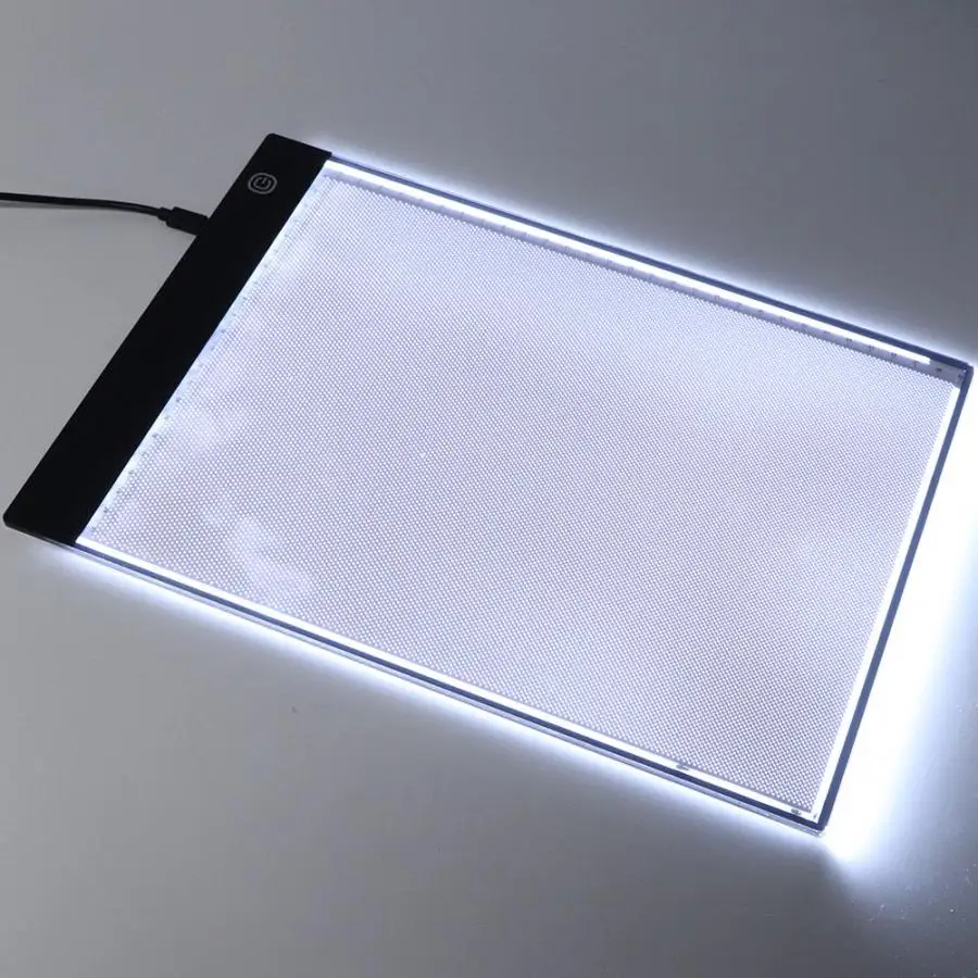 Digital Tablets Micro Usb Digital Tablet Popular Practical A4 LED Light Box Tracer With Scale And 1.5 M USB Cable Without