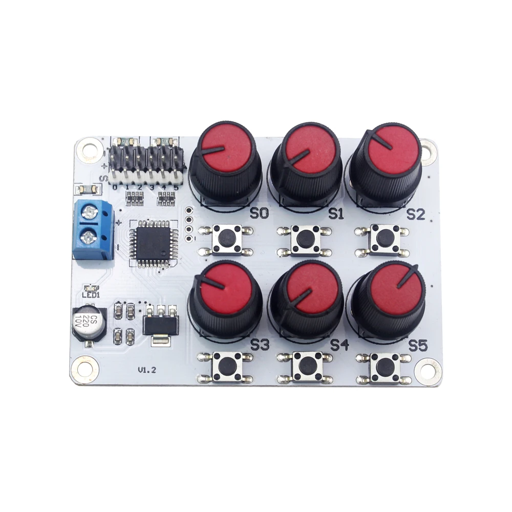 

6 CH Servo Controller board with Over-Current Protection for RC Parts