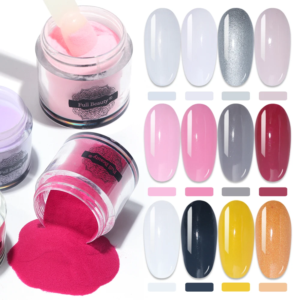 

1pcs Nail Dip Powder Dipping Pigment Nail Extension Glitters Curving Dust Gel Nail Polish Fast Dry Without Lamp Flakes BEDP31-44