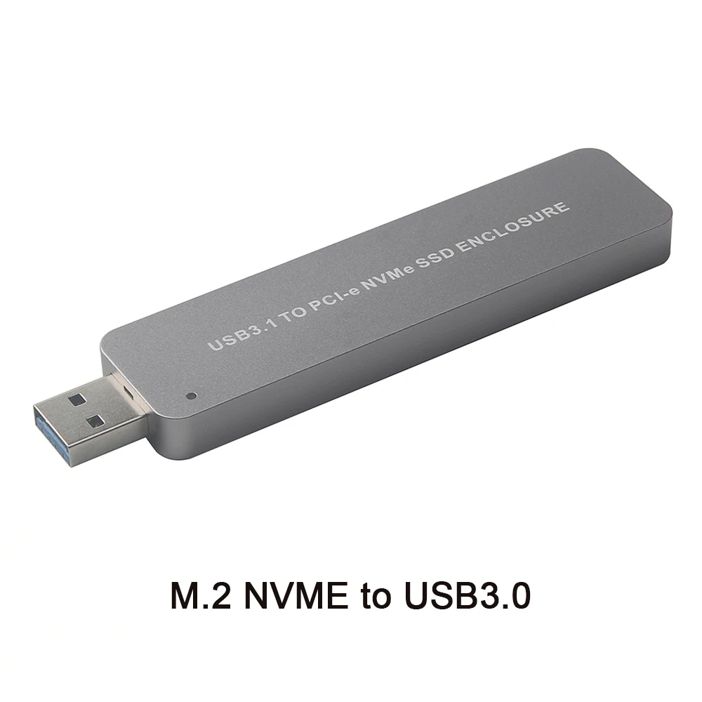 M.2 NVME к USB 3,0 адаптер M2 NGFF PCIE SSD адаптер карта портативный жесткий диск Корпус Plug& Play