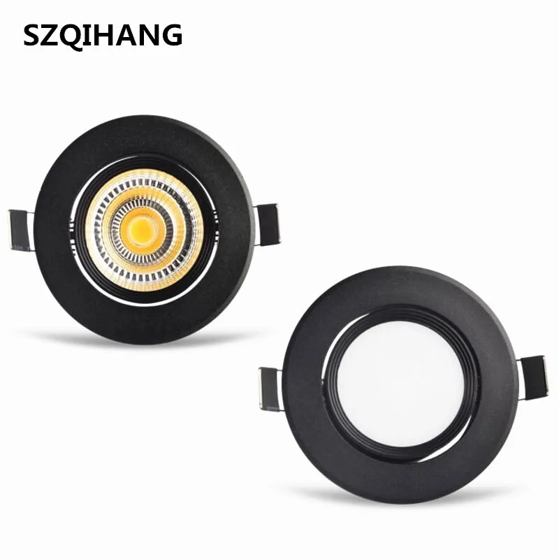 

Wholesale price 7W/10W/15W/20W Recessed COB led down light Dimmable Adjustable Clear/Frosted Cover Led Ceiling Downlight