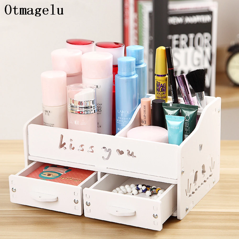 ONNPNNQ Stylish Makeup Brush Storage Box Cosmetic case Lipstick Holder Sundries Small Objects Box Wholesale Desktop Organizer6