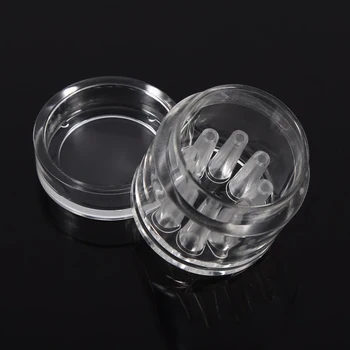 

8 Hole Snail Trap Transparent Leech Vivarium Planarian Pest Catch Pen Red Bee Shrimp Worm Bait Feeding Box Aquarium Cleaner Tool