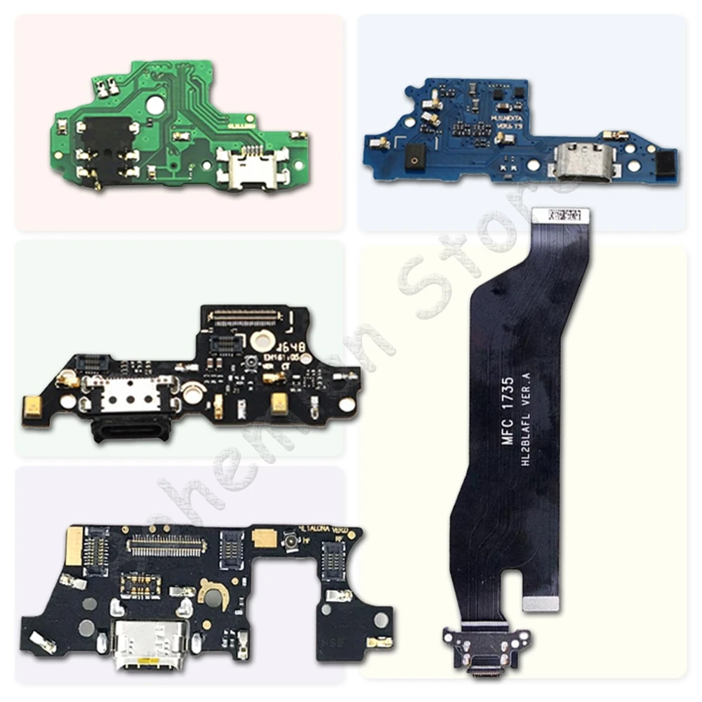

USB Charging Port Charger Dock Connector Flex Cable For Huawei Mate 7 8 9 10 20 Lite Pro Plus Mobile Phone Repair Parts