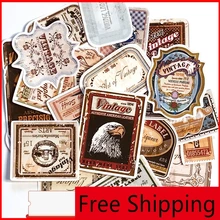 24 piezas etiqueta de vino serie vintage personalizados álbum pegatinas scrapbooking material PERSONALIZADO etiqueta engomada de planificador feliz, etiquetas