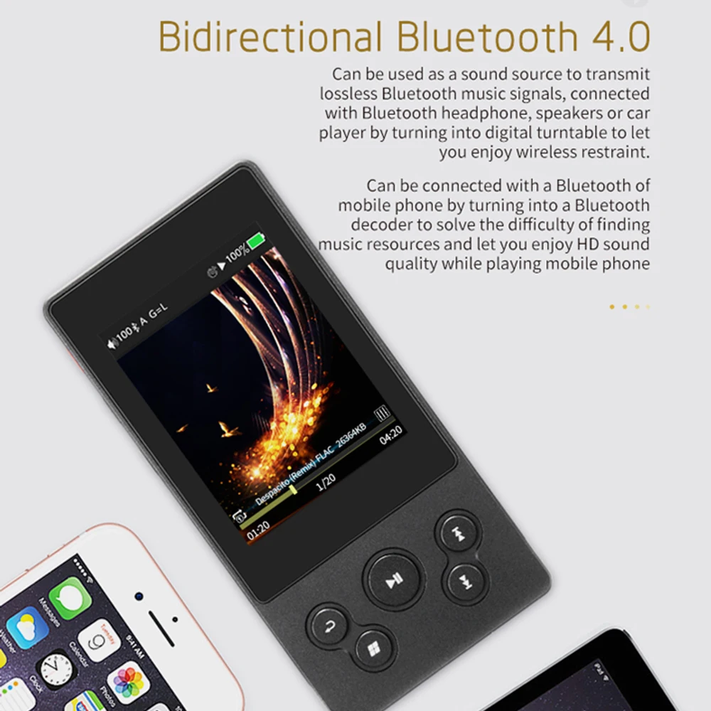 XDuoo X3 II/ X3II 2 го поколения AK4490 Bluetooth портативный HD музыкальный плеер без потерь DSD128