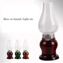 Светодиодный настольная лампа с зарядкой через Usb, с регулируемой яркостью, Светодиодный настольный свет, ночник, звук и удар, датчик, настольные лампы, ночное освещение, подарок, украшение