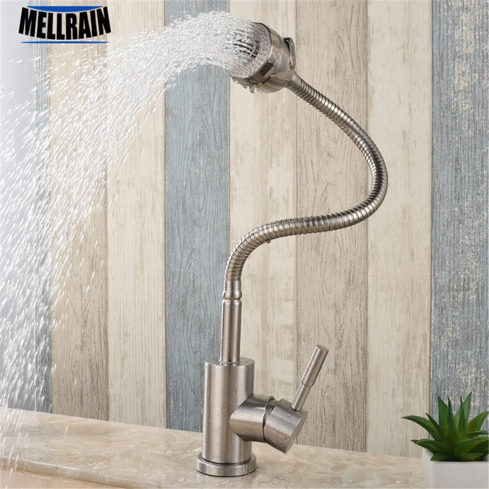 Buy Free rotation brushed 304 stainless steel kitchen