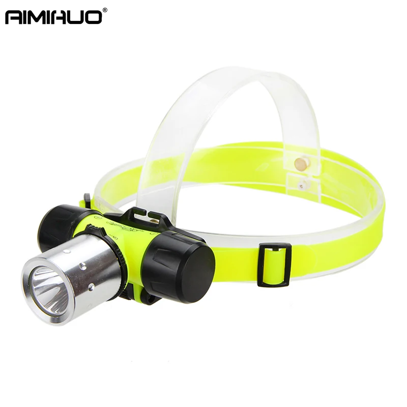 AIMIHUO 8000LM CREE XML T6 светодиодный Дайвинг Фары Водонепроницаемый подводный фара 10 Вт