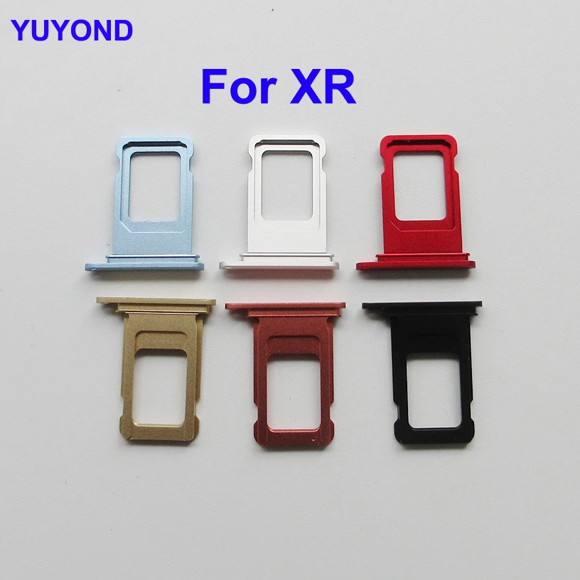 

YUYOND Original New Single Sim Card Tray Slot Holder For iPhone XR With Waterproof Rubber Gasket 100pcs Wholesale