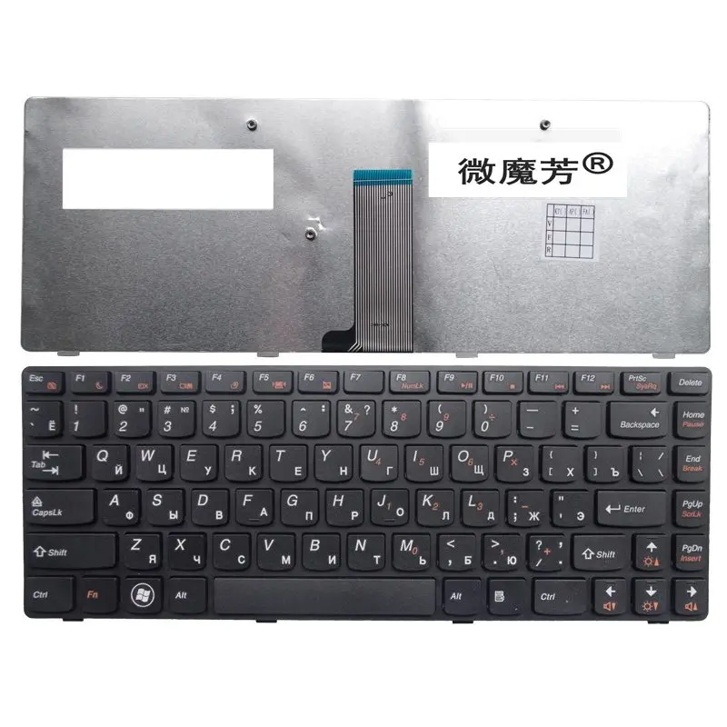 RU для Lenovo G400AT G400AM G405S Z410 G400 g410 FLEX14A FLEX14g 14D G405 G405A G405AM Клавиатура ноутбука Русский черный