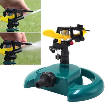 

Rotating Impulse Sprinkler Garden Lawn Grass Watering System Water Hose Spray green 360 degree rotating lawn sprinkler @16
