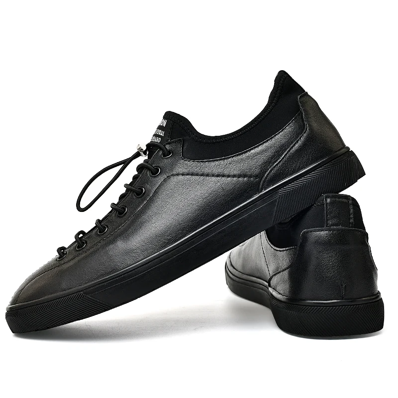 De Primavera Casuais Preto Hombre Confortáveis Calçados Homens Sapatos Arrivals Dos Couro Respirável Genuína New Northmarch Zapato Sapatilhas SOxXAEq