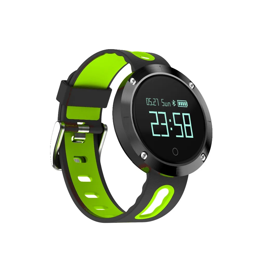 Smartch DM58 Bluetooth 4.0 Smart Bracelet Blood Pressure Heart Rate MonitorCall reminder Activity Tracker Smart Watch