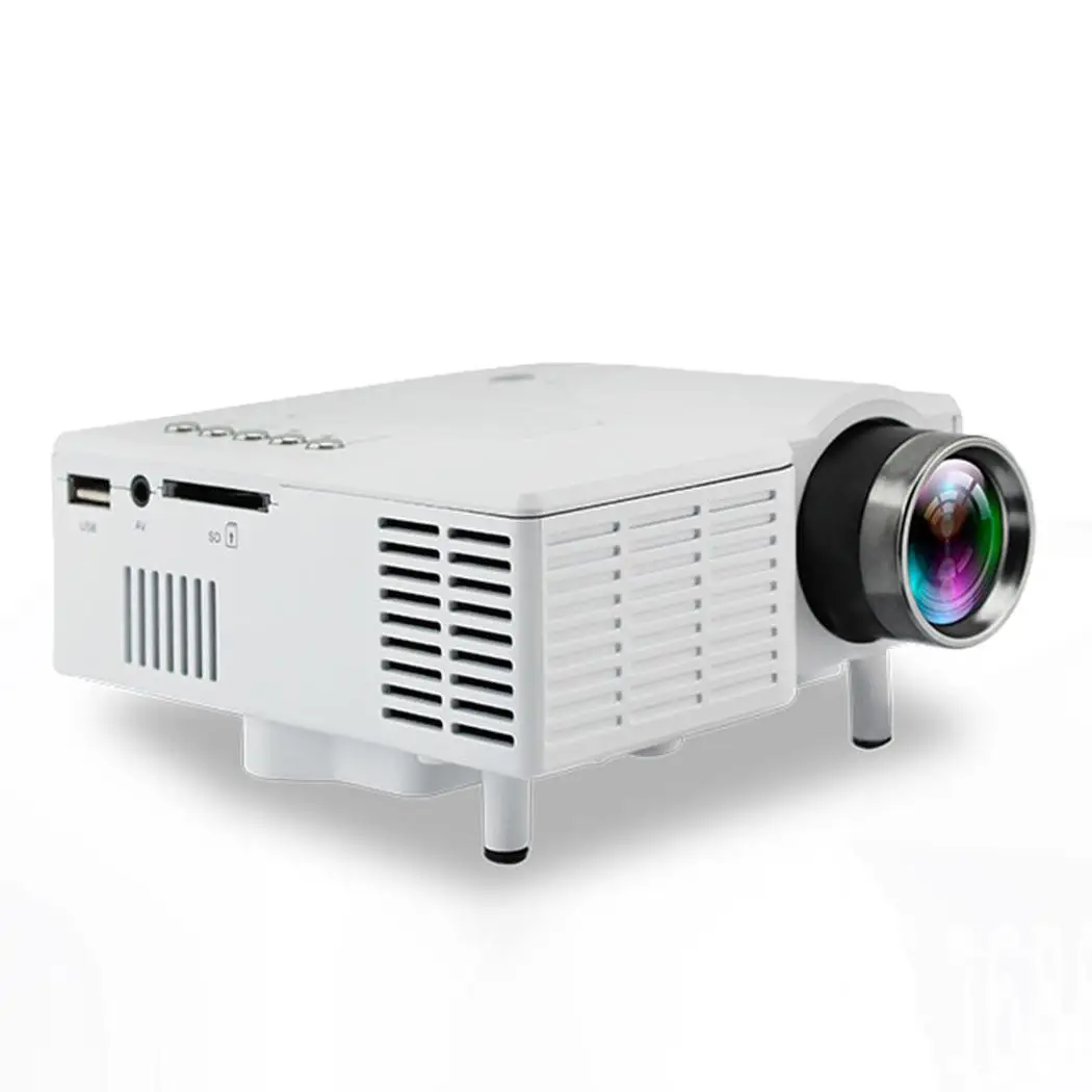 

Mini UC28 Home LED Projector Portable Entertainment HD 1080p 320 x 240 Resolution Projector for A pple Android Proyector