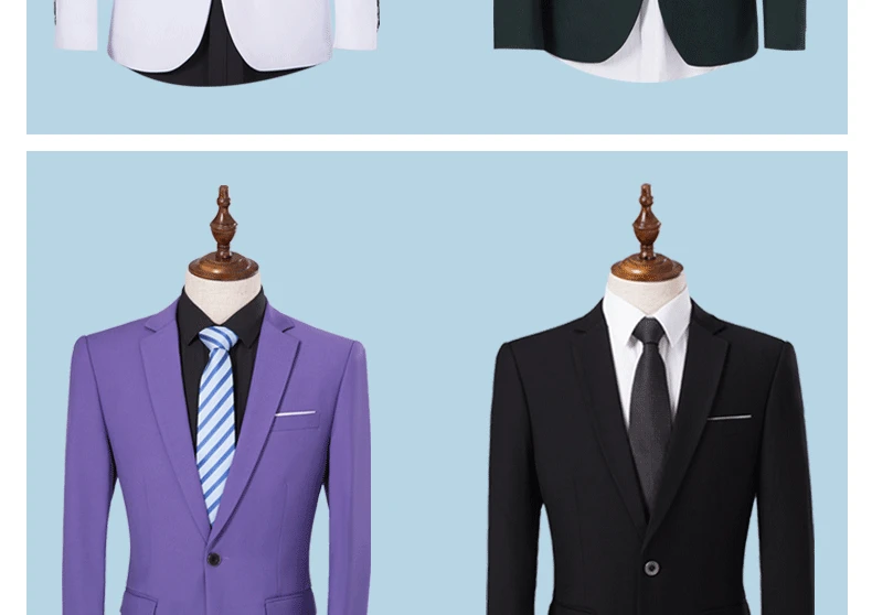 Пиджак+ брюки) роскошный мужской свадебный костюм, мужские блейзеры, приталенные костюмы для мужчин, деловой костюм, официальная вечеринка, смокинг для жениха, костюм, комплект
