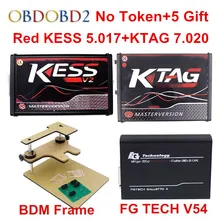 Online Master KESS V5.017 V2.47 + KTAG V7.020 V2.23 +FG TECH V54 0475 + BDM FRAME No Tokens K-TAG ECU Programmer DHL Free