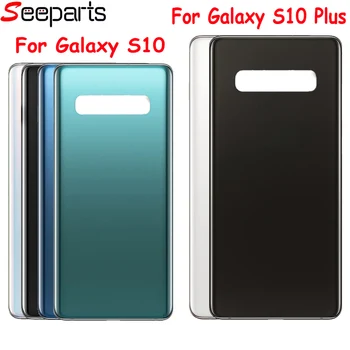 

Original For SAMSUNG S10 S10+Battery Cover Back Battery Cover Door Rear Glass Housing for Samsung S10 S10 Plus Back housing