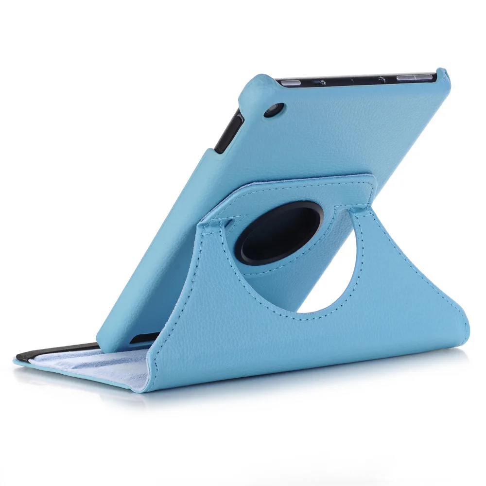 Поворотный на 360 градусов вращающийся кожаный чехол-книжка с личи и подставкой для Amazon Kindle Fire HD 7 " планшет