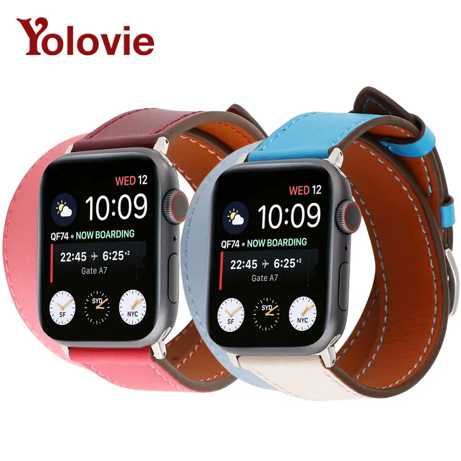 Ремешок для часов iWatch Series 4 3 2 1 38 мм 42 ремешок Apple Watch 40 44 | Наручные часы