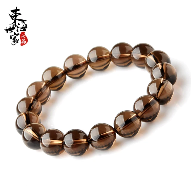 Aliexpress Healing Crystals Smoky Quartz Bracelet Feng Healing Crystals Smoky Quartz Bracelet Feng Shui Lemurian Beads Free Shipping