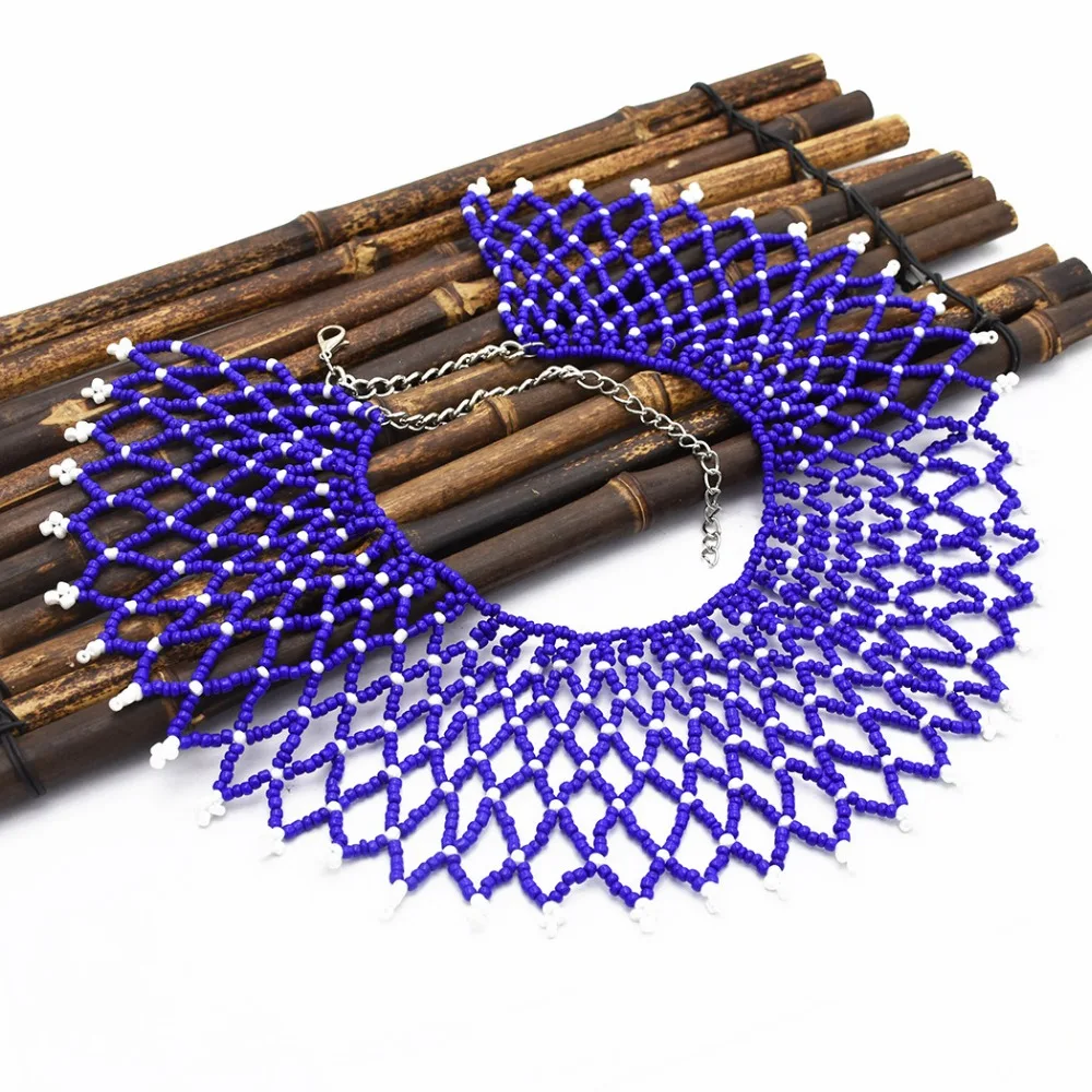 Индийское этническое Африканское ожерелье с разноцветными полимерными бусинами, египетское этническое колье на плече, колье, ожерелье, ювелирное изделие
