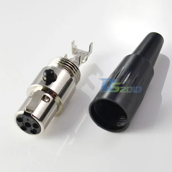 Высокое качество 5 pin гнездовой разъем Mini TA5F XLR Аудио Микрофон Разъем MIC адаптер Tini