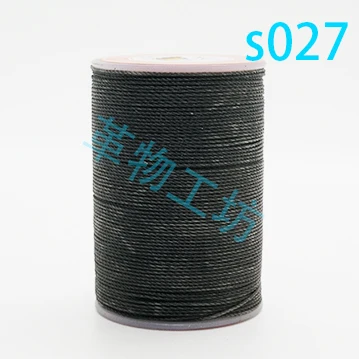 0,35 мм Diy ручной шов круглый Воск линия полиэфирное волокно 300 метров/рулон Leathe швейные инструменты нитки - Цвет: s027