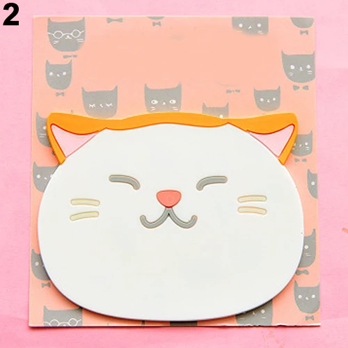 POP ITEM! Kitchen Cute Cartoon Cat Coffee Drink Glass Cup Placemat Holder Pad Coaster