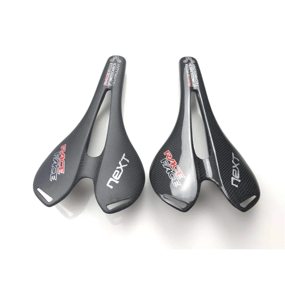 Race-Face-NEXT-Full-Carbon-Fiber-Road-MTB-Bike-Saddle-Seat-3K-Matte-Gloss-Lightweight-Cycling(4)