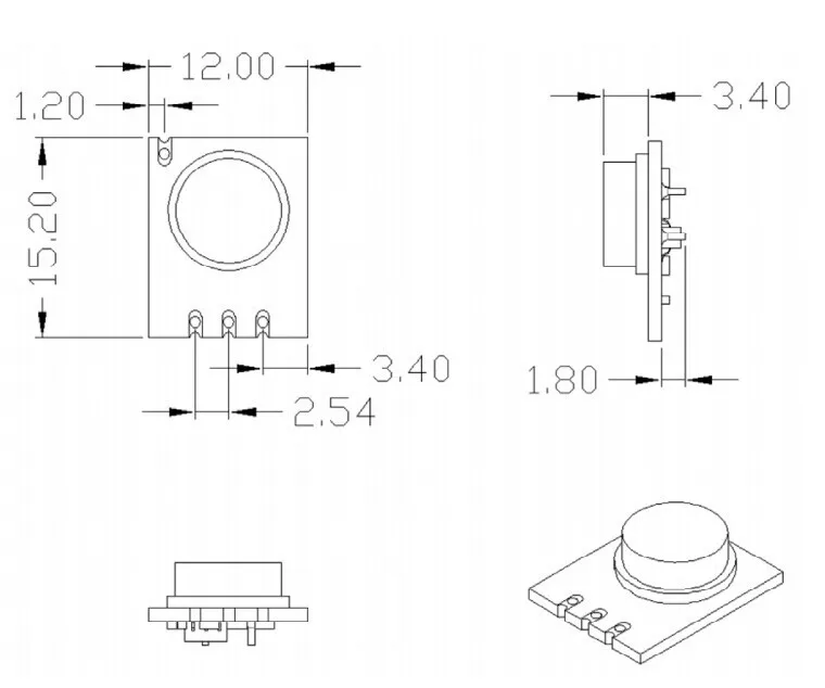 Machanism dimensions