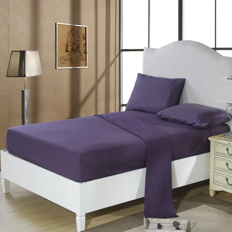 Комплект постельного белья из 4 предметов простынь наволочка|sheet set|fitted sheet setbed |