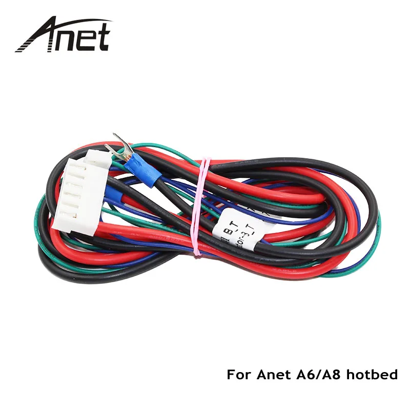 Anet A6 A8 Hotbed Cable With Thermistor For Mendel Reprap I3 3D Printer Heated Bed huismerk kopen in de aanbieding Anet A6 A8 Hotbed Cable With Thermistor For Mendel Reprap I3 3D Printer Heated Bed huismerk kopen in de aanbieding