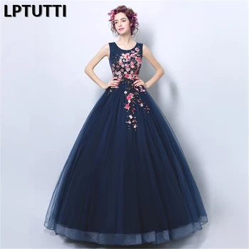 

LPTUTTI Crystal Embroidery New For Women Elegant Date Ceremony Party Prom Gown Formal Gala Events Luxury Long Evening Dresses