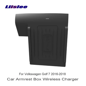 

Liislee Car Quick Charge Fast Mobile Phone Car Sundries Box Wifi Charger Storage For Volkswagen Golf 7 Car Charger Storage