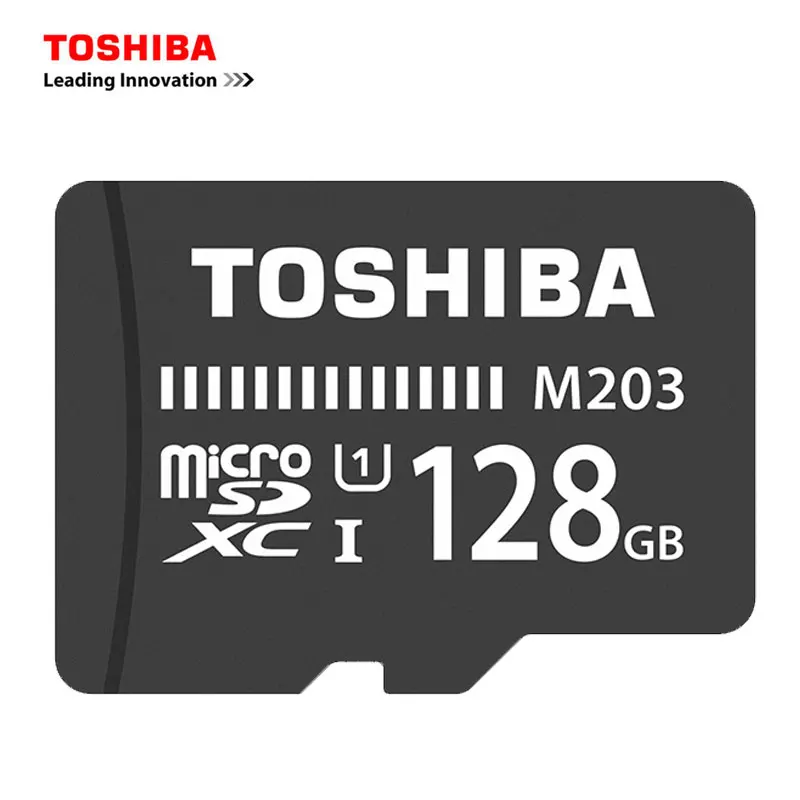 TOSHIBA M203 флеш-карта памяти TF микро SD карты 128 Гб 64 ГБ 32 ГБ оперативной памяти, 16 Гб встроенной памяти, слот для карт памяти 100 МБ/с. SDXC/SDHC Class10 UHS-I