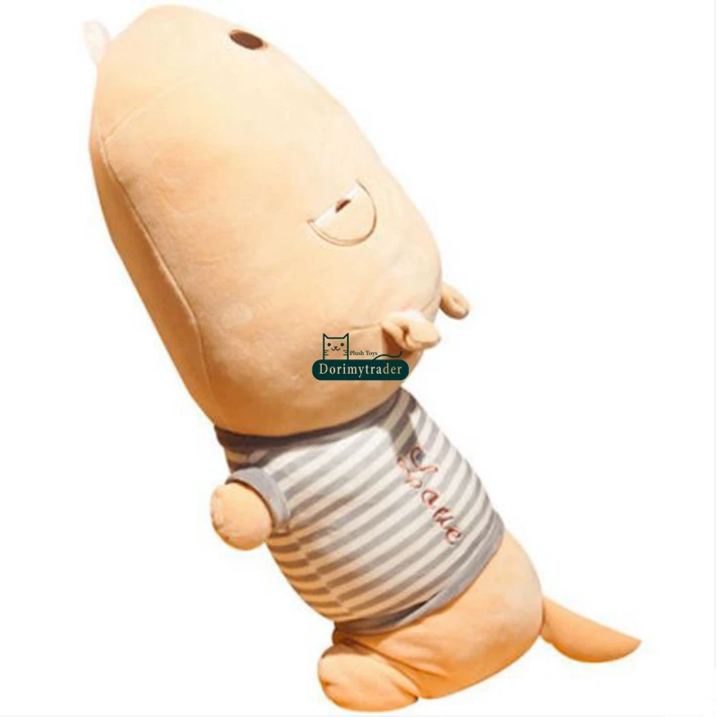 Dorimytrader cuddly cartoon dog plush toy stuffed soft animals dogs pillow anime doll present for kids and adult 37inch 95cm DY61772 (2)