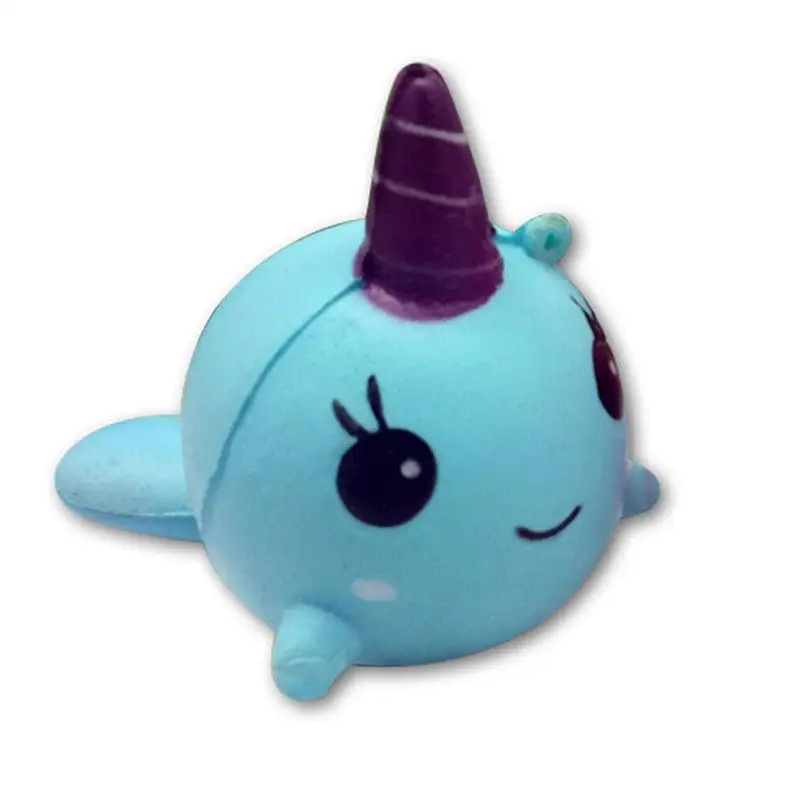 

Squishy Mini Whale Model Toy Soft Fun Slow-Rising Ball Kid Gift Stress Relief
