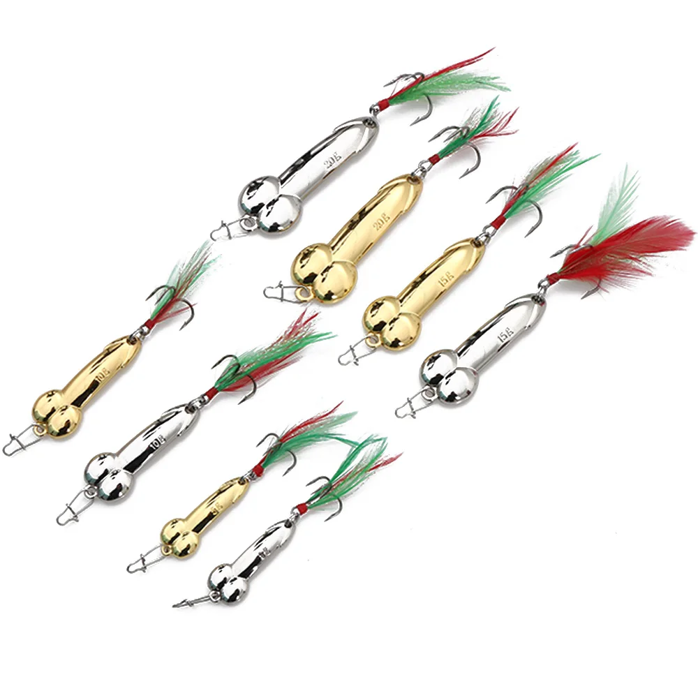 Buy 1Pcs Gold/Silver Metal Spoon Fishing Lure 5g 20g