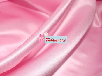 

91 Colors High quality satin fabric for wedding gowns 3 yards/lot free shipping