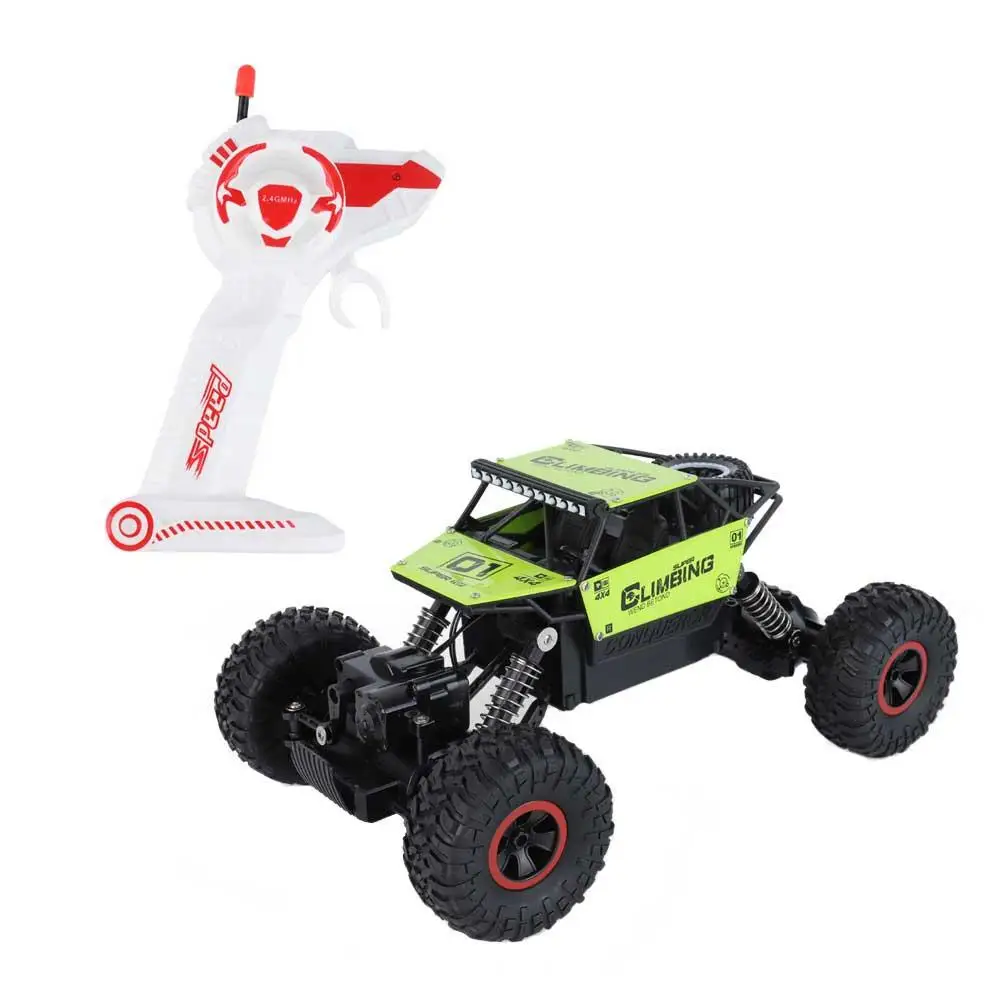 

Remote Control Four-wheel Drive Car Toy Model Off-road Vehicle 1:16 Alloy Big Wheel Rock Climbing Car For Children Kid