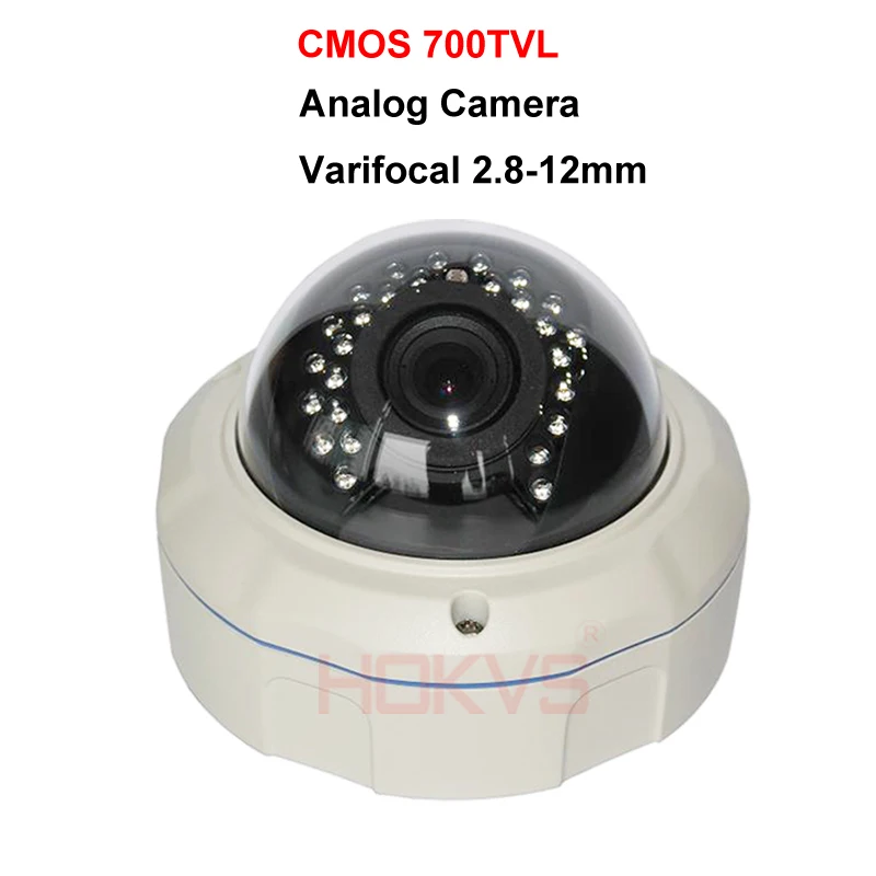 Varifocal 2.8 12mm CS Lens Water proof Indoor Dome Security Video